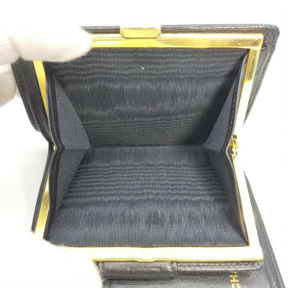 Authentic Chanel  Bicolore Coco Mark Leather Wallet - Picture 7 of 10